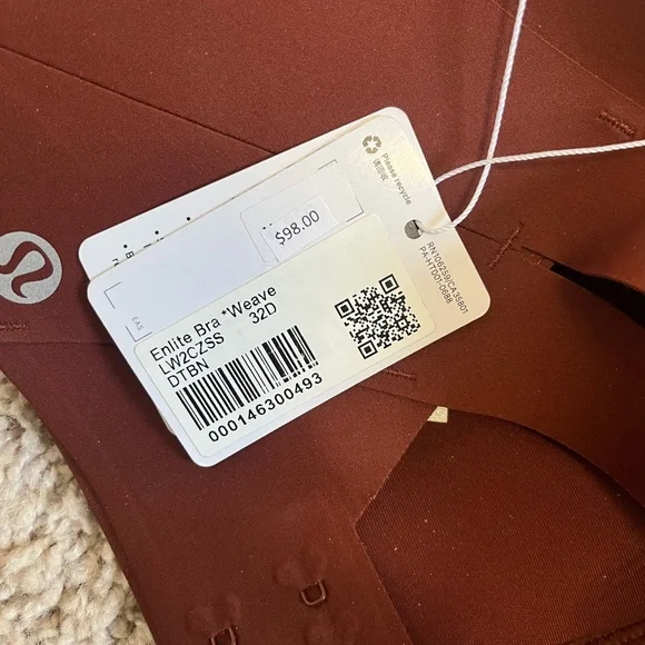 Lululemon Enlite Bra Weave 32D Date Brown - Picture 6 of 7